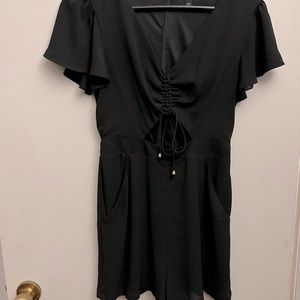 Express romper with cut out front